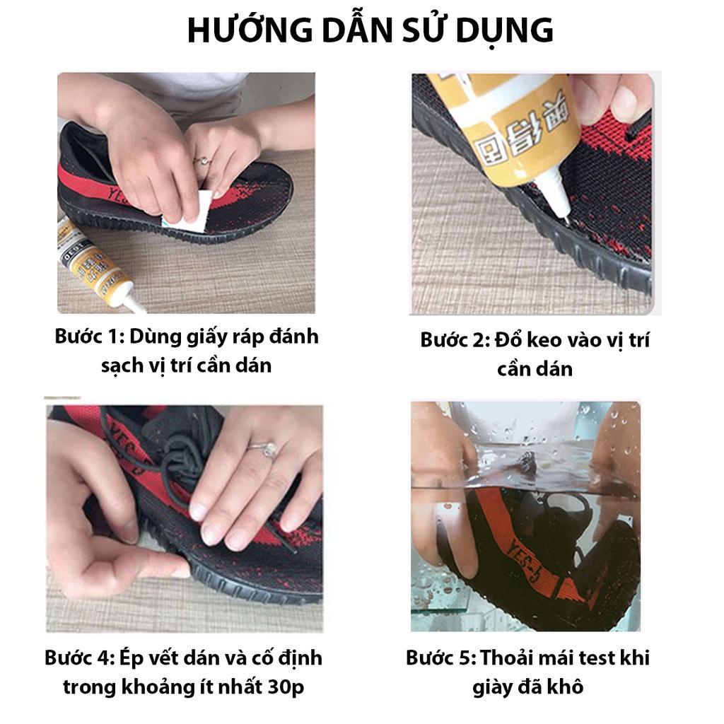 Keo dán giày dùng nhiệt trong suốt không tổn thương da AODEGU 1630 đa năng siêu dính