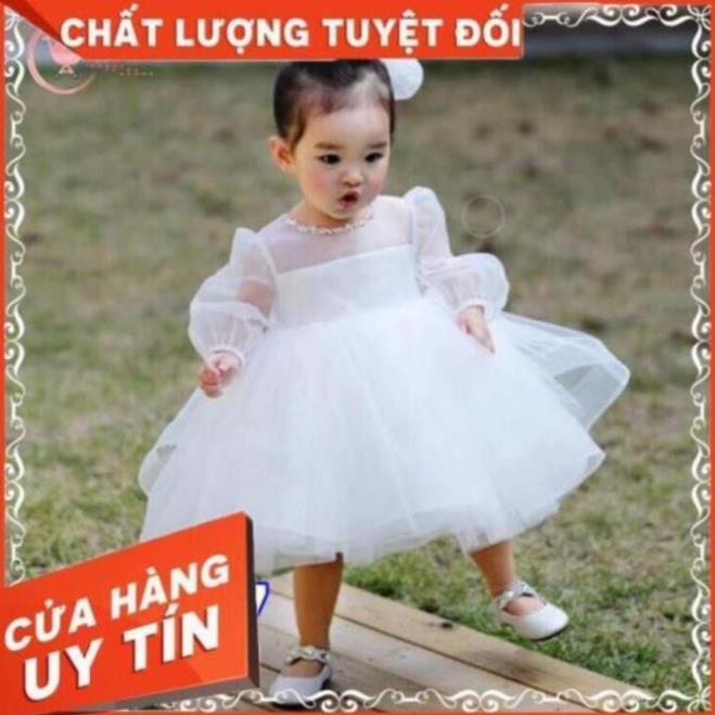 Váy Trẻ Em Công Chúa Evelyn Mã D007 Thời Trang Cho Bé Gái 0-9 Tuổi Mặc Dự Tiệc Sinh Nhật