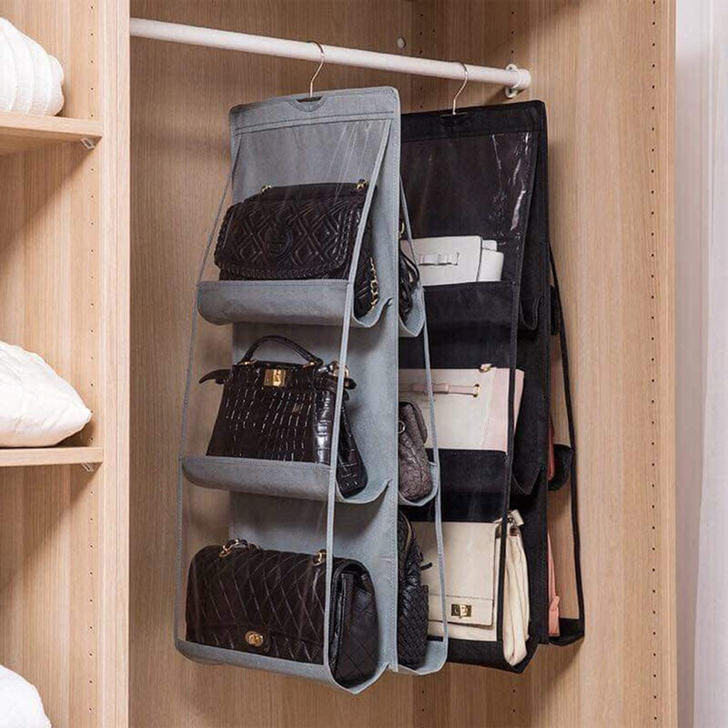 Túi Treo Giỏ Xách 6 Ngăn, Giỏ Treo Túi Xách Chống Bụi Cao Cấp - PucaMart