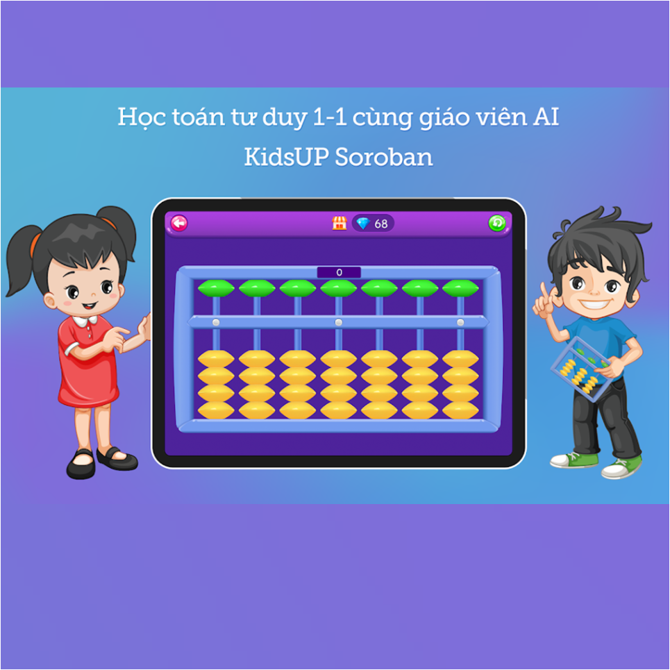 Evoucher - KidsUp Soroban Toán tư duy Nhật Bản