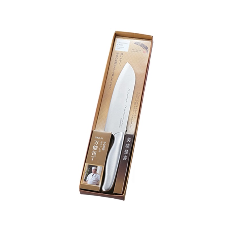 Combo dao làm bếp Nakamura + thớt kháng khuẩn phủ ion bạc 13mm - nội địa Nhật Bản