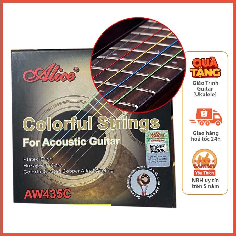 Dây Đàn Guitar Acoustic Màu Sắc Cá Tính AW435C