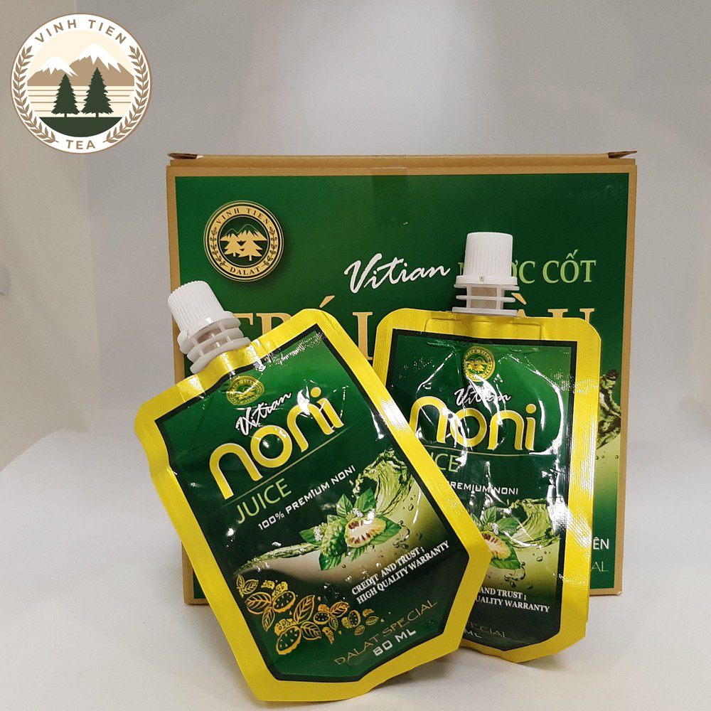 Nước Cốt Nhàu Cỏ Ngọt Vĩnh Tiến - Noni Fruit - Giảm đau xương khớp, chống viêm, làm đẹp da.