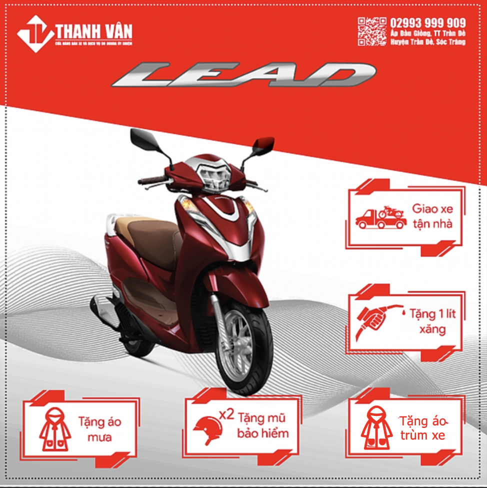 Xe Máy Honda LEAD 2022 - 125cc Phiên Bản Cao Cấp