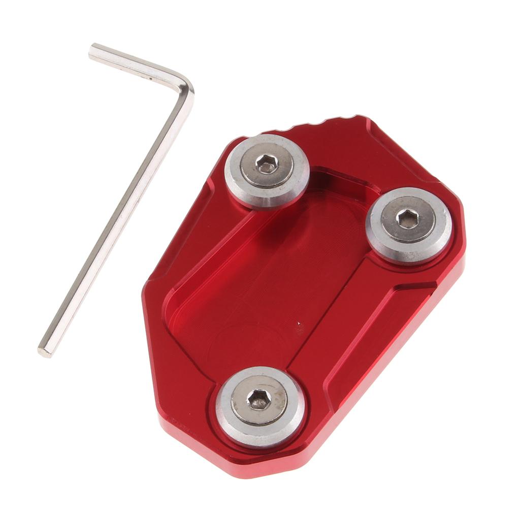 Motorcycle CNC Side Stand Kickstand Enlarge Plate Pad For BMW S1000R K47 2014 2015 2016