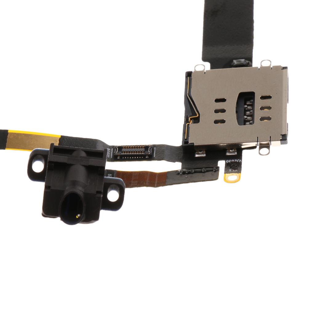 Headphone Jack SIM Card Reader Flex Cable Repair for Apple  2 3G Model