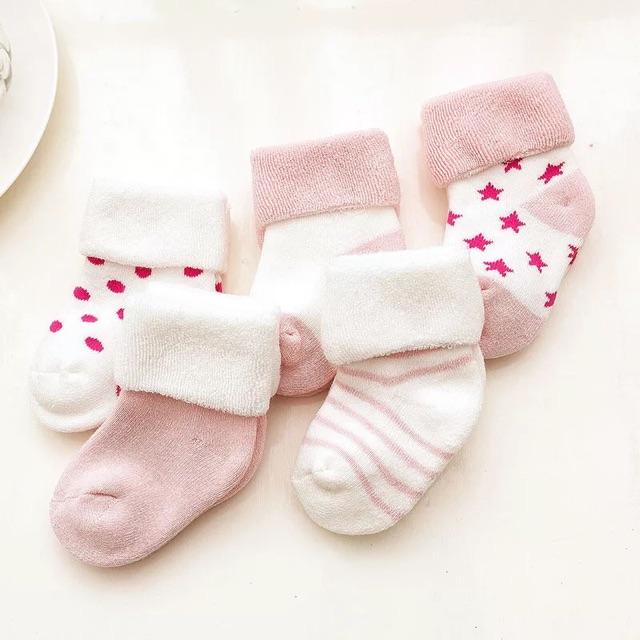 Set 5 đôi - Tất cotton co 4 chiều