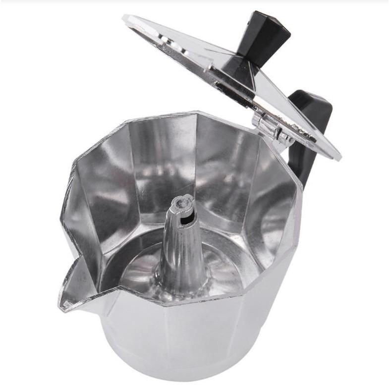 EuroQuality Ấm pha cà phê moka express cappuccino Aluminum Nhôm cao cấp