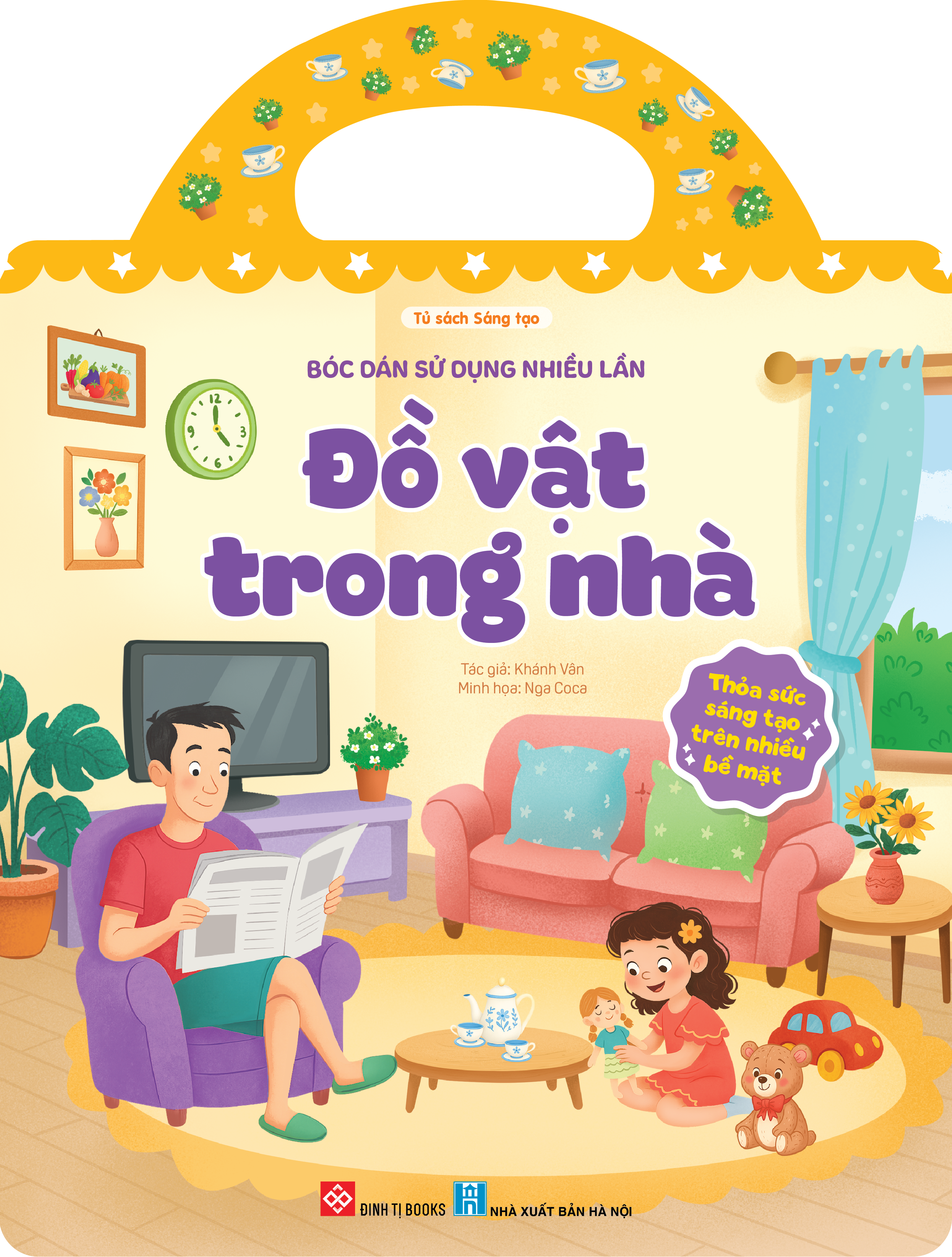 Sách - Bóc Dán Sử Dụng Nhiều Lần - Đồ Vật Trong Nhà