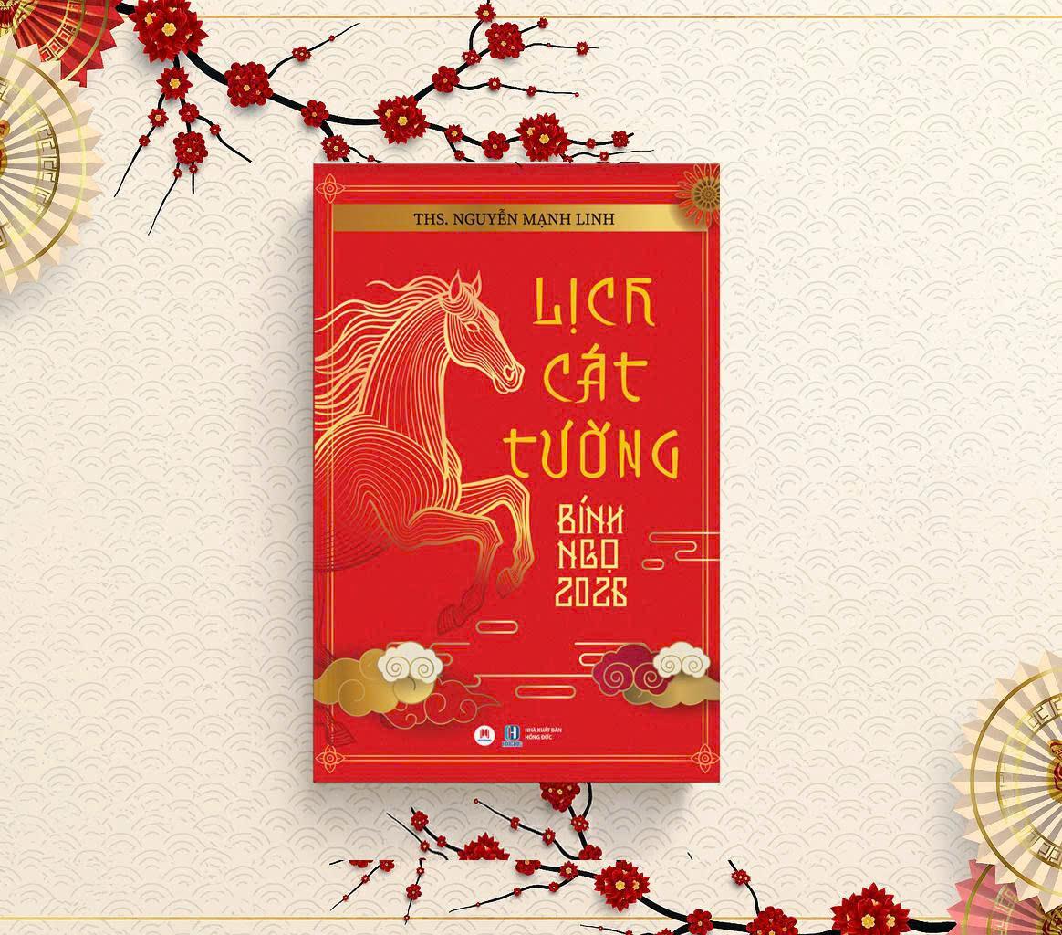 Sách - Lịch Cát Tường Bính Ngọ 2026