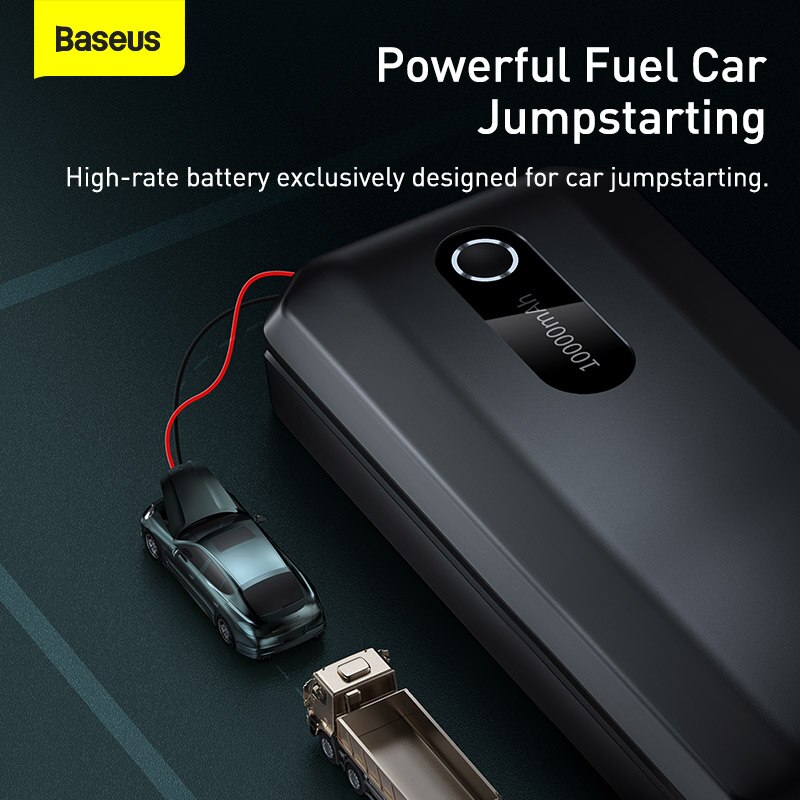 Bộ Kích Xe Hơi Chính hãng Baseus CRJS01 Kiêm Sạc Dự Phòng Dung Lượng 8000 mAh
