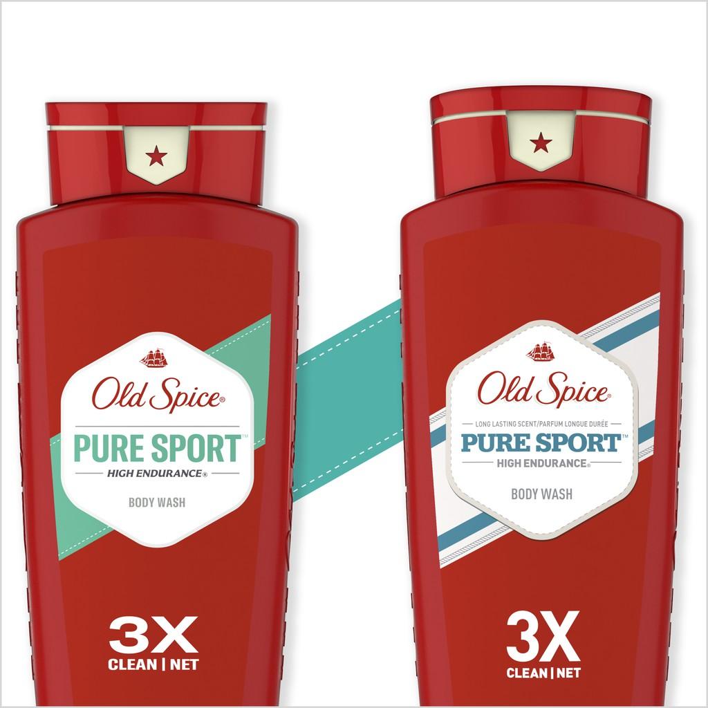 Sữa Tắm Old Spice Pure Sport High Endurance 532ml