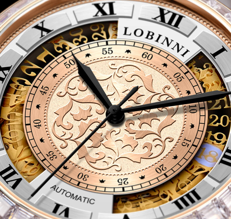Đồng hồ nam chính hãng Lobinni No.1830-2