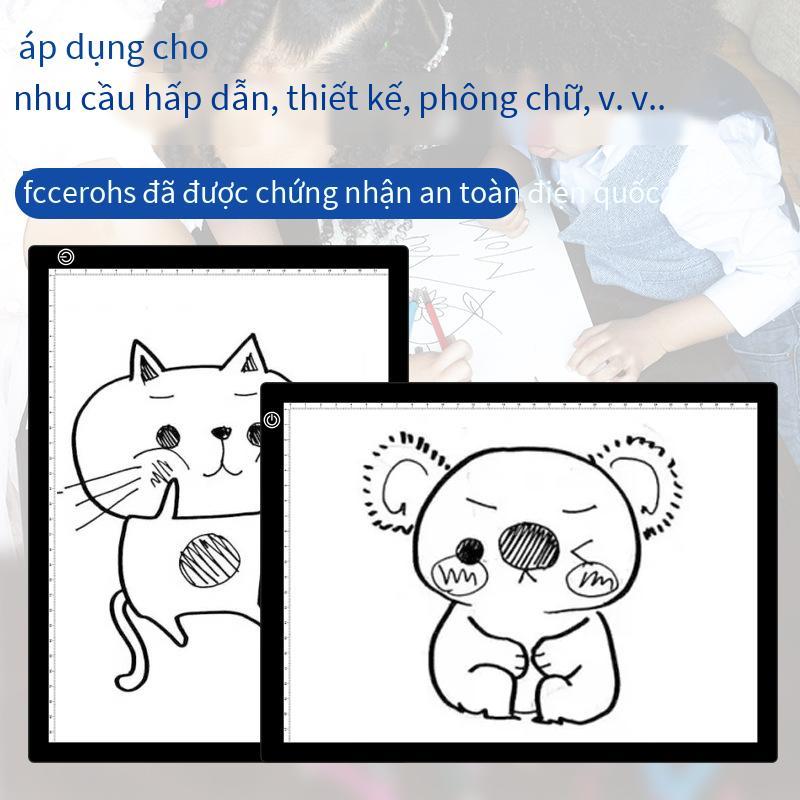 Đảm bảo chất lượng Jishengke a4a3 hút từ tính chép bảng sinh viên nghệ thuật vẽ tranh dụng cụ xuyên chép bảng led phác thảo chép bảng