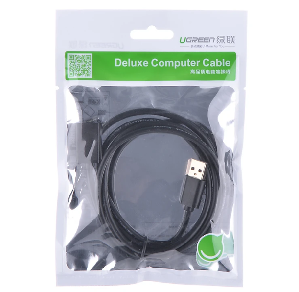 Cáp Nối Dài Ugreen USB 2.0 10314 (1m) - Hàng Chính Hãng