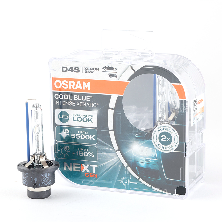 Combo 2 Bóng Đèn Xenon (Next Gen) OSRAM Cool Blue Intense D4S 66440CBN 12V 35W