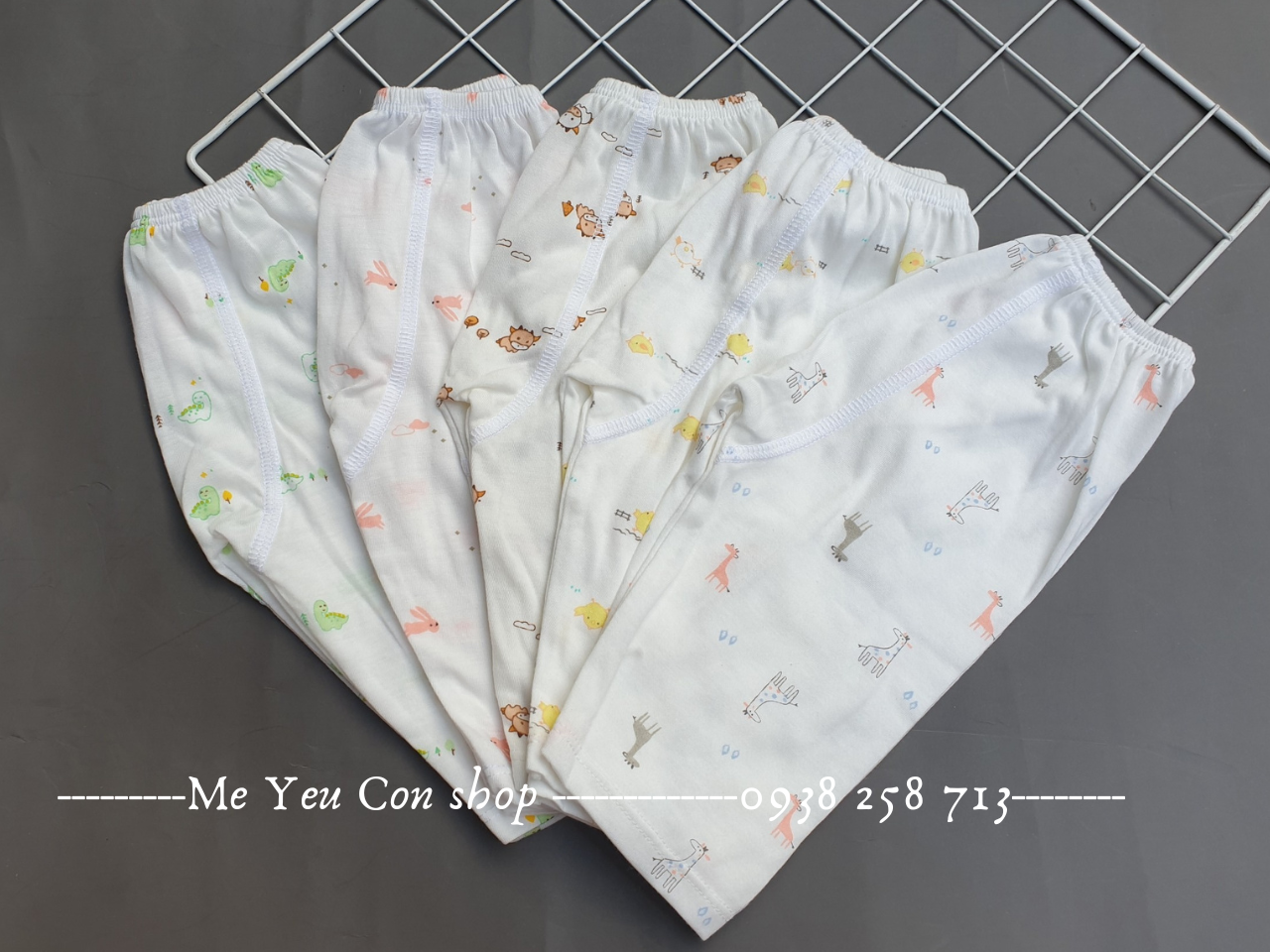 Quần dài mặc bỉm họa tiết - chất thun cotton mềm mịn - CÚN CON