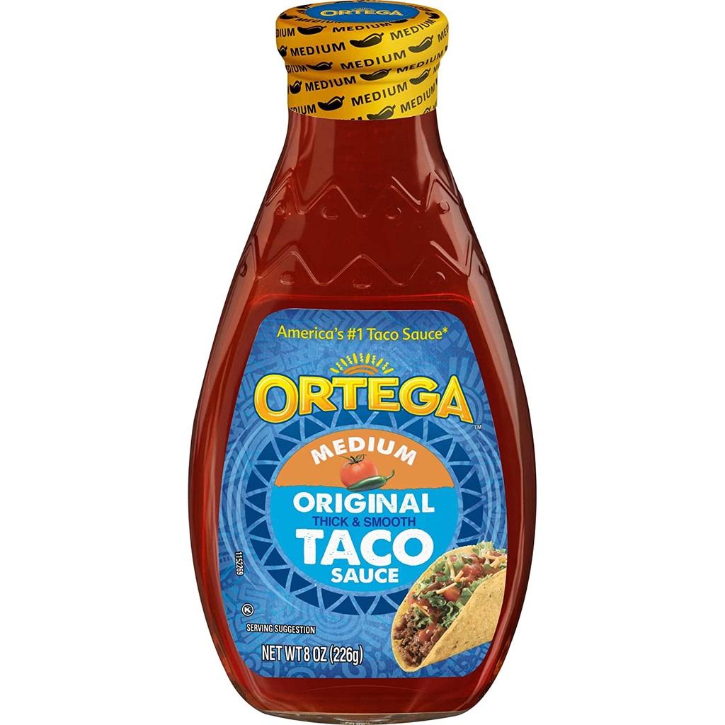 SỐT TACO CAY VỪA Ortega Taco Sauce - Medium, BÁN CHẠY SỐ 1 TẠI MỸ, 226g (8 oz)