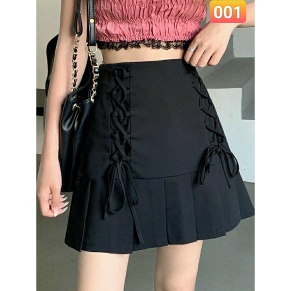 chân váy viền xuyên