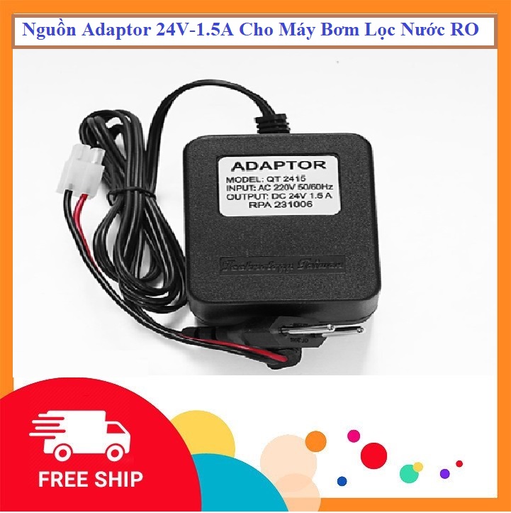 Nguồn Adaptor 24V-1.5A- Dùng Cho Máy Bơm Lọc Nước RO- Phun Sương