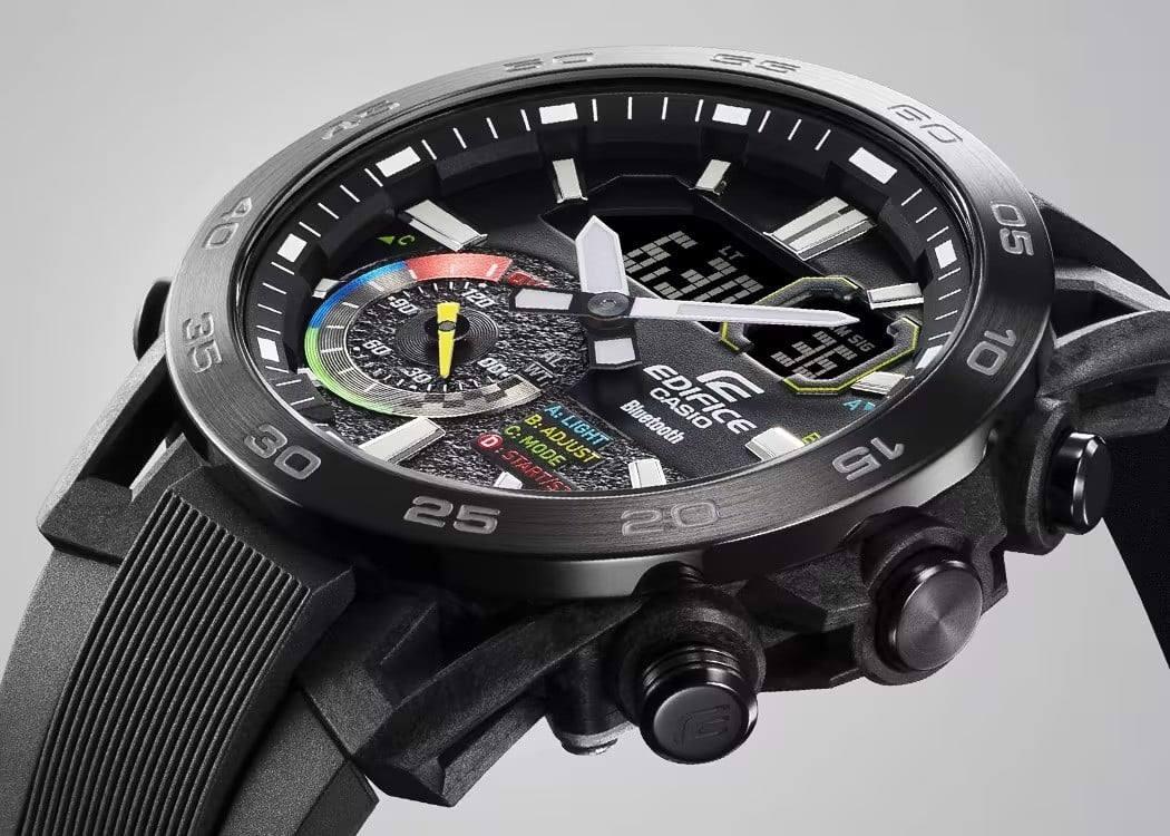 Đồng Hồ Nam Dây Nhựa Casio Edifice ECB-40MP-1ADF Bluetooth