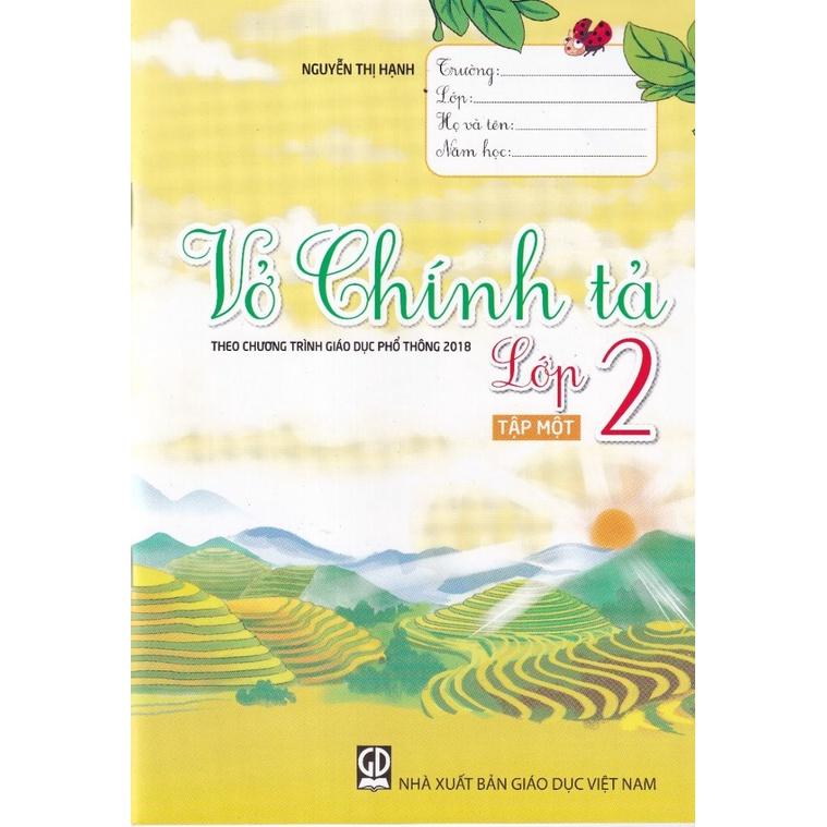 Sách - Vở Chính Tả Lớp 2 Tập 1