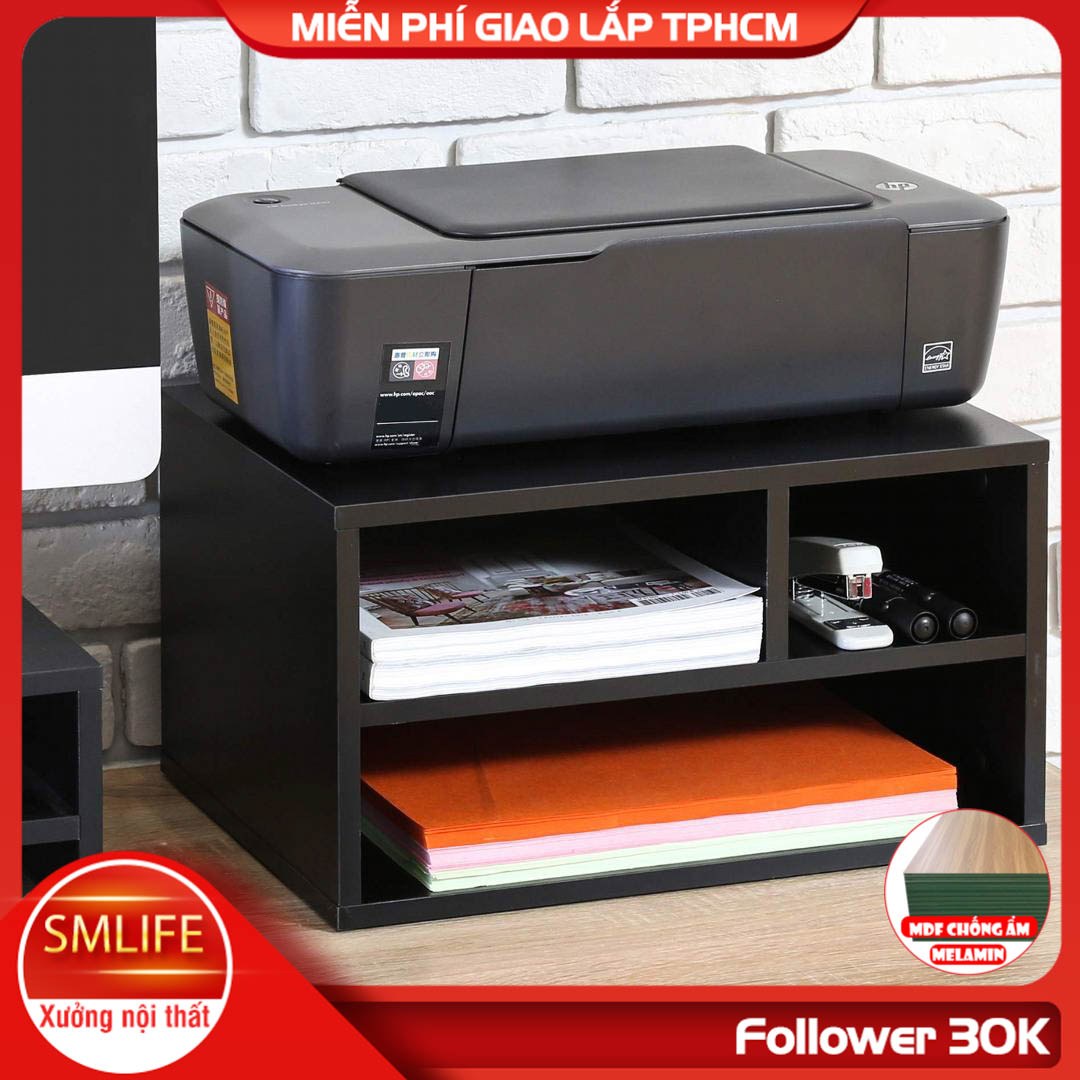 Kệ sách để bàn giá rẻ bằng gỗ SMLIFE Anisa