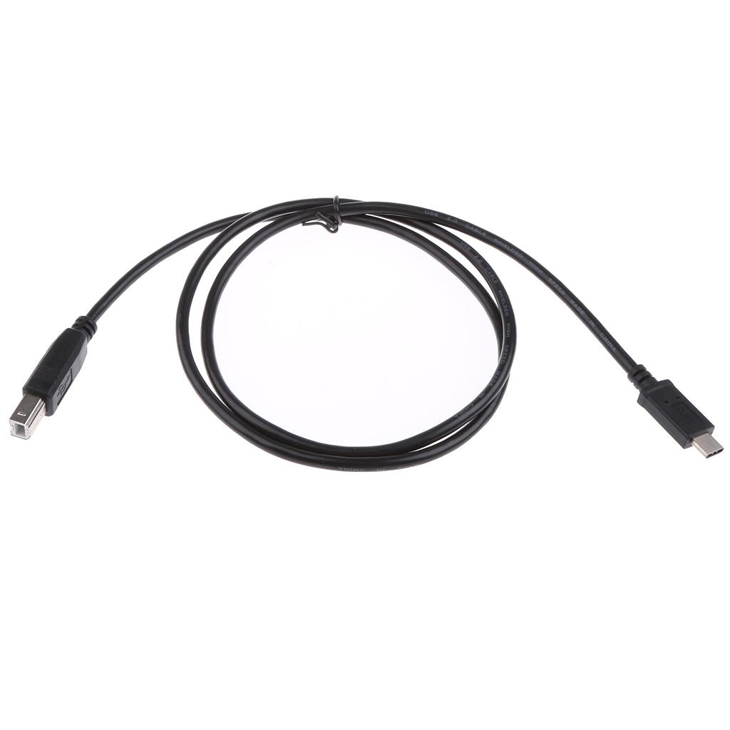 USB Type-c to USB2.0 Type-B Male Data Charge Printer Printing Cable Cord