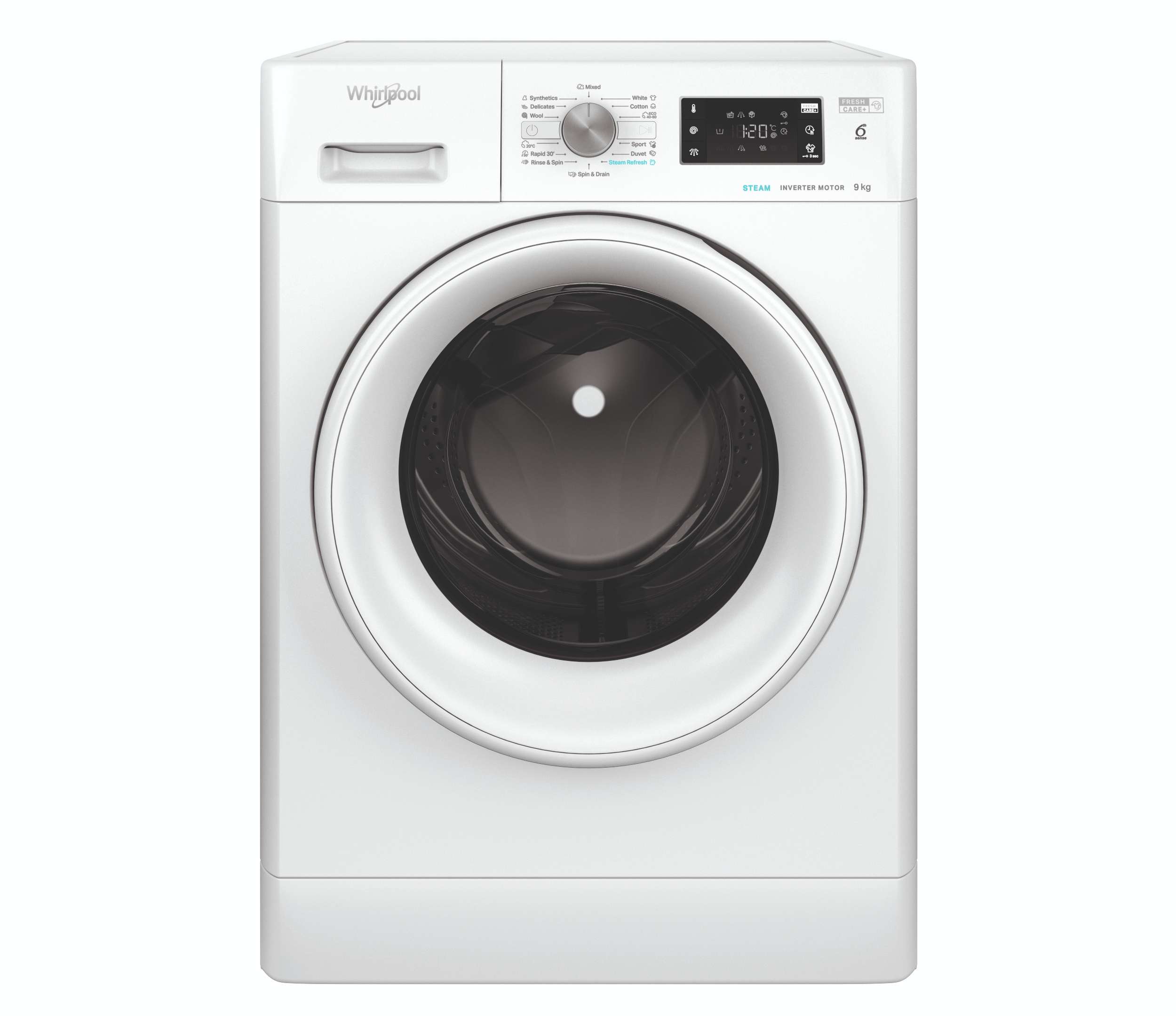 Máy giặt Whirlpool cửa trước FreshCare +  9kg FFB 9458 WV EE - Hàng Chính Hãng (Giao Toàn Quốc)