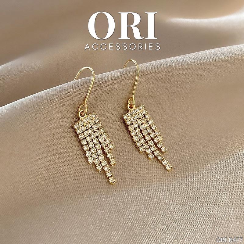 Bông tai nữ dáng dài Shine Bright ORI ACCESSORIES B477