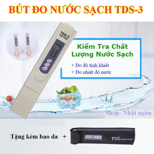 Máy thiết bị bút thử nước sạch TDS kiểm tra chất lượng nước uống sinh hoạt bể cá mẫu mới loại tốt