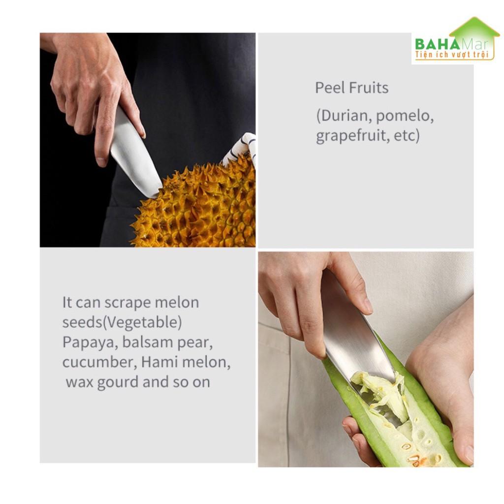 DỤNG CỤ GỌT VỎ CỦ QUẢ ĐA NĂNG BẰNG THÉP KHÔNG GỈ  bền chắc chắn, dễ sử dụng gọt bổ tách vỏ tất cả các loại trái