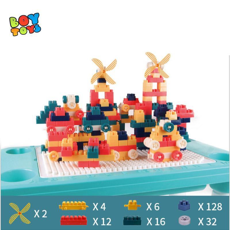 Bàn chơi lego xếp hình lắp ráp đa năng cho bé thỏa sức sáng tạo (Learn Building Blocks)