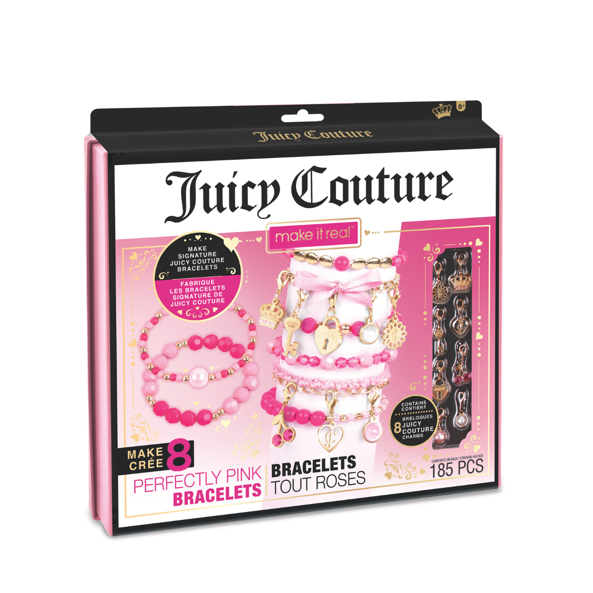 Đồ Chơi Bộ Làm Vòng Tay Juicy Couture Hồng Điệu Đà MAKE IT REAL 4413MIR