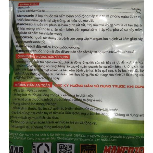 THUỐC DIỆT NẤM MANCOZEB- NẤM XANH- 100 gram