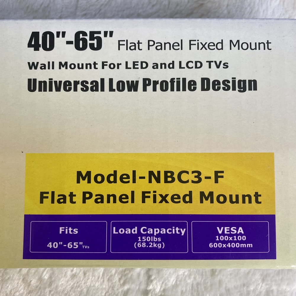 Giá Treo Tivi Sát Tường Nhập Khẩu North Bayou NBC3-F (40-65inch)