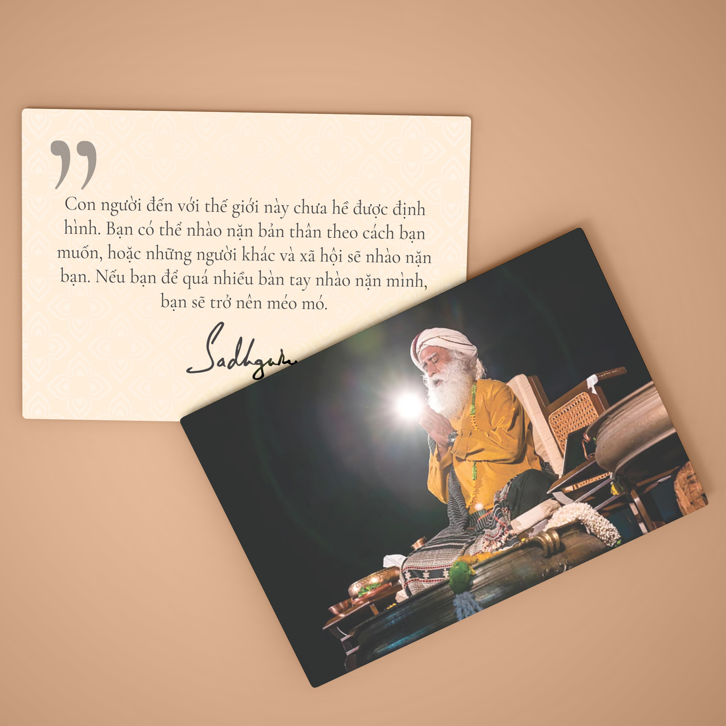 Bộ 6 ảnh Đại sư Sadhguru - Postcard