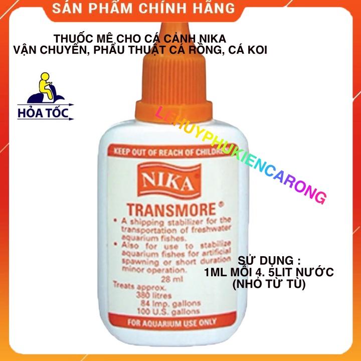 Thuốc Mê Cho Cá Cảnh Nika, Vận Chuyển Cá Rồng, Cá Koi