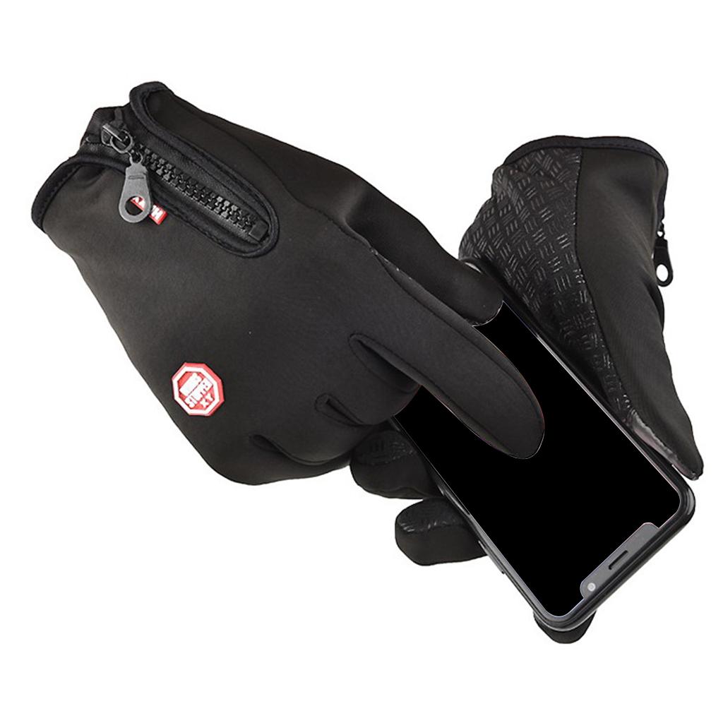 Thermal Windproof Waterproof Winter Gloves Touch Screen Mittens Pink S