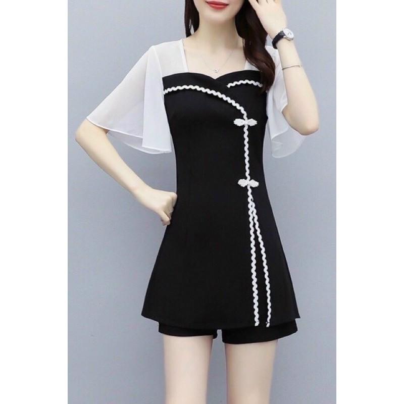 Set bộ đùi manggo phối voan xinh lung linh kèm hình thật