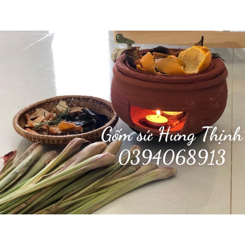 Bếp đốt bồ kết, thảo mộc xả chanh... bát tràng