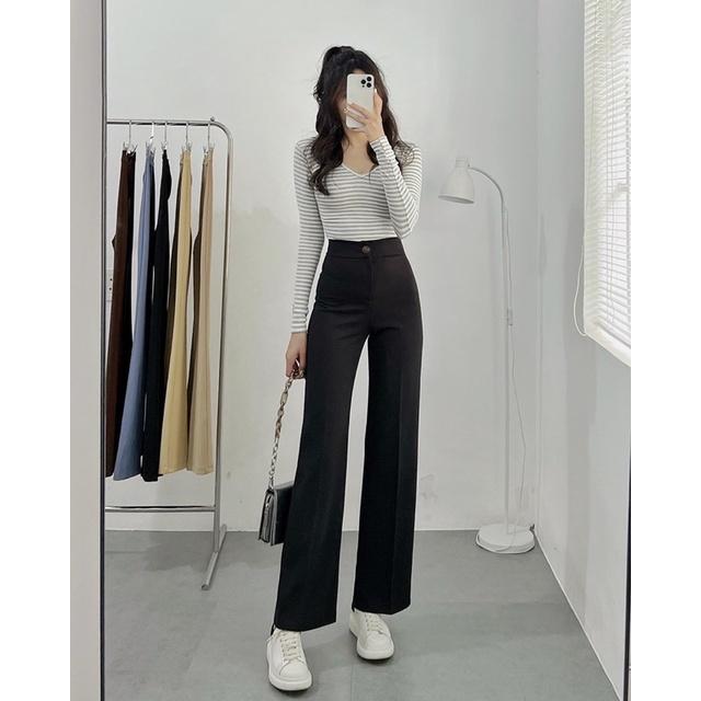 Áo Thun Croptop Tay Dài uni Xuất Chuẩn