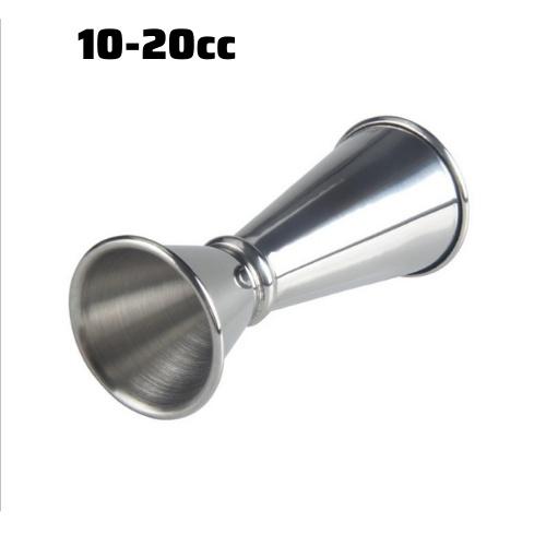 ly đong zigger định lượng 20-40cc bằng inox 2 đầu cao cấp, jigger chuyên dụng dụng cụ pha chế quán Bar nhỏ gọn