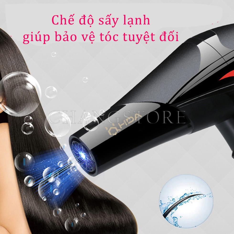 Máy Sấy Tóc Tạo Kiểu Salon 2 Chiều Nóng Lạnh Công Xuất Lớn 3500W Công Nghệ Mới Không Gây Khô Tóc