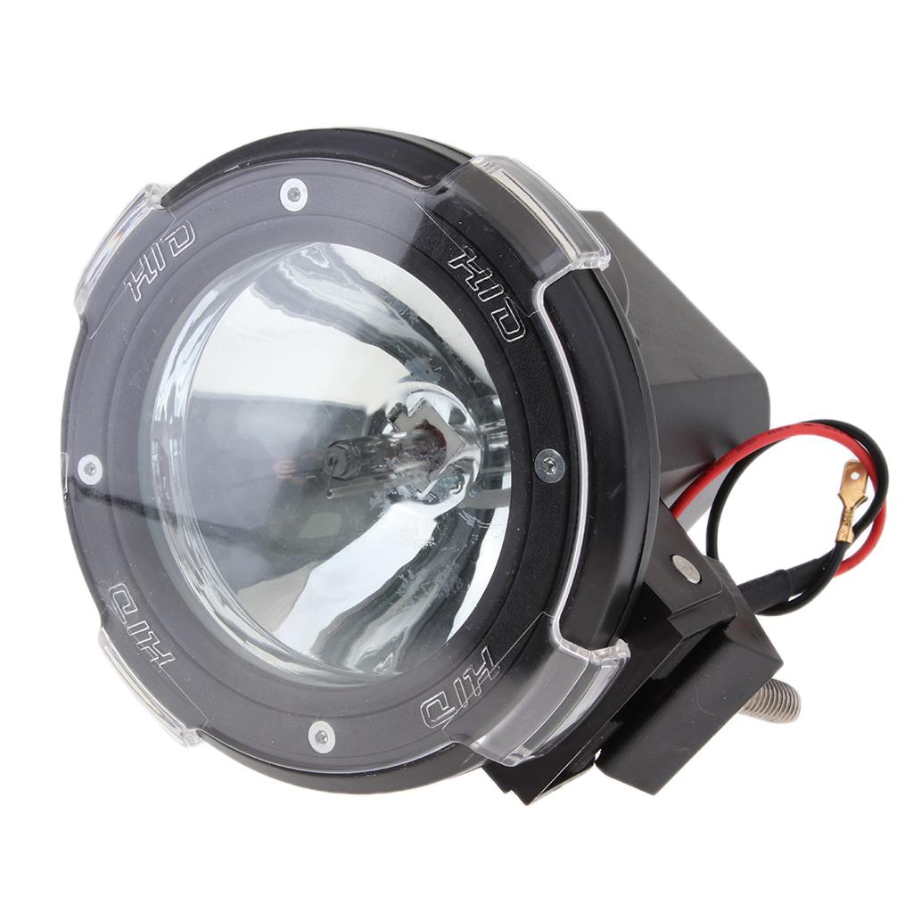 4 Inch 55W Flood Driving Lights HID Xenon 12V Trucks SUV Spot Work Light Black