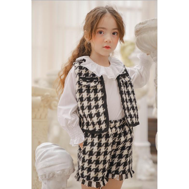 Áo sơ mi bé gái thiết kế cổ bèo - Emma Shirt