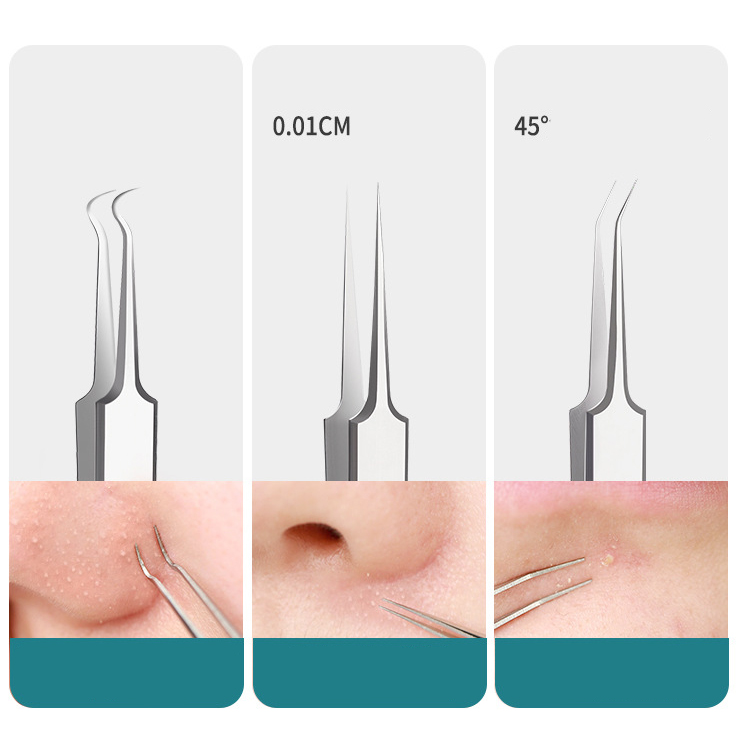 Set 8 dụng cụ nặn mụn đầu đen Gecomo Anti-Acne chất lượng cao tiện dụng làm đẹp