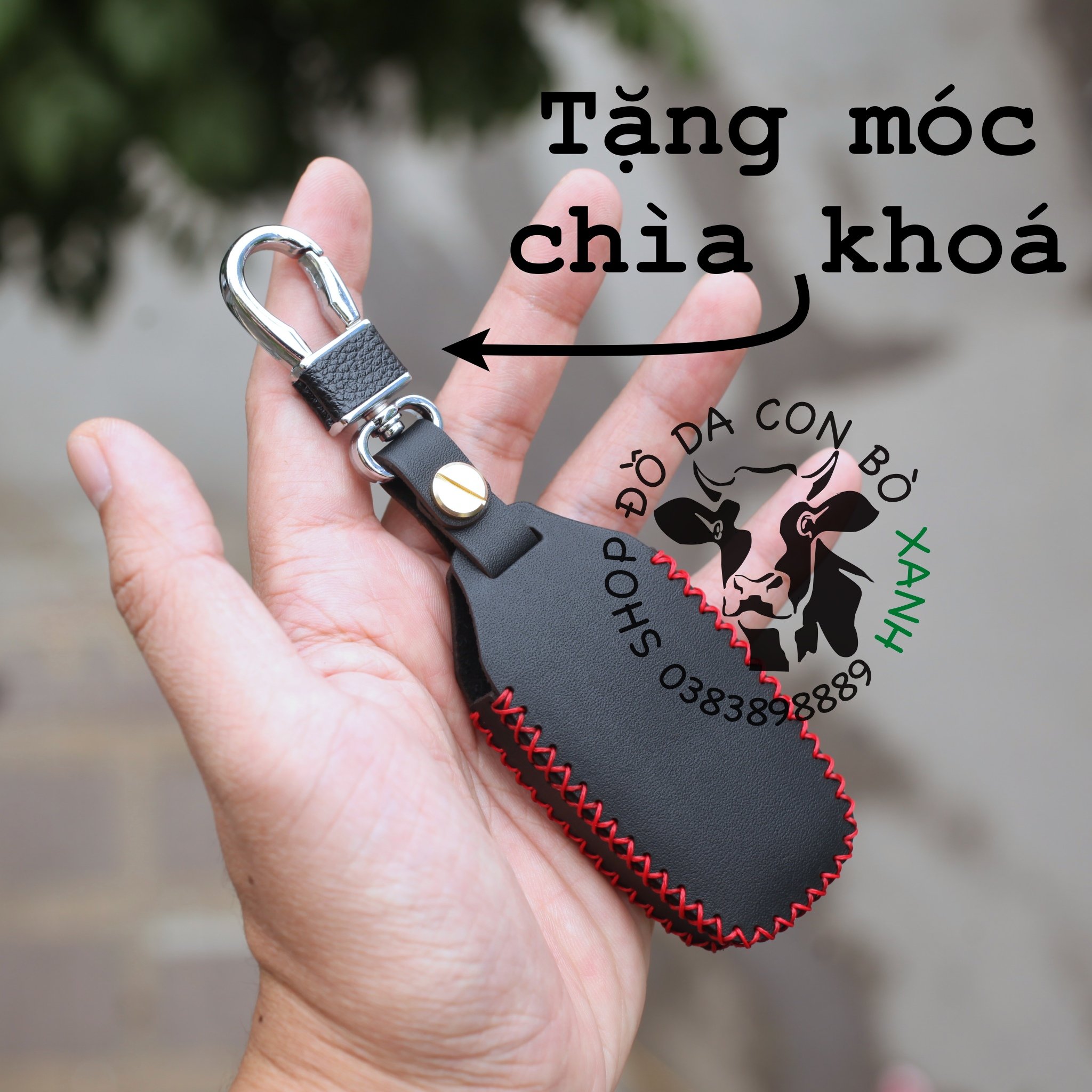 Bao da chìa khoá Toyota Raize 2021 2022 handmade da thật 011