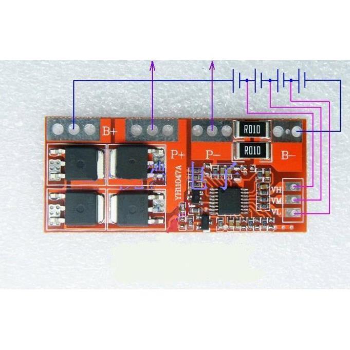 Mạch sạc pin có bảo vệ 4S 14.8V 16.8V 30A