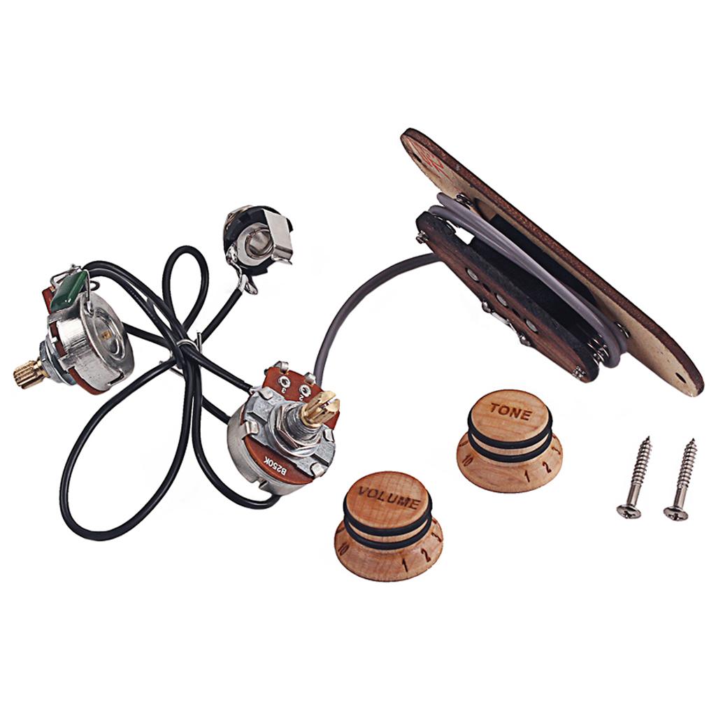 Durable Wooden 3 String Cigar Box Guitar Pickup Guitar Replacement Accessory
